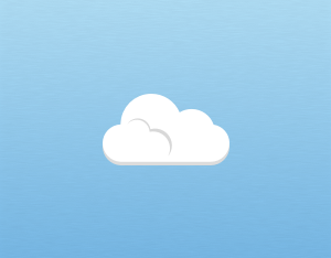 Illustration of cumulus clouds