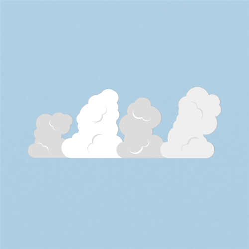 Illustration of stratocumulus castellanus clouds