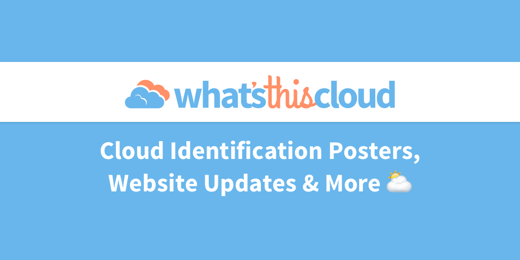 Illustration for Cloud Identification Posters by WhatsThisCloud
