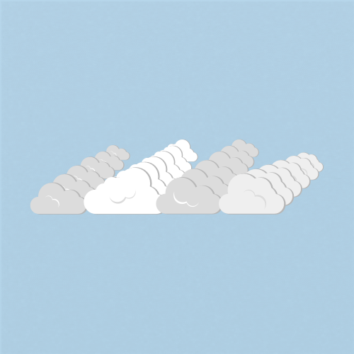 Illustration of stratocumulus undulatus clouds