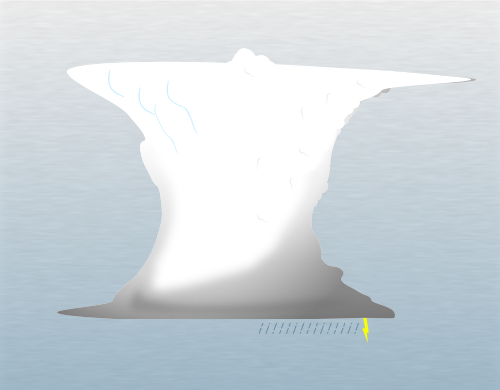 Illustration of cumulonimbus