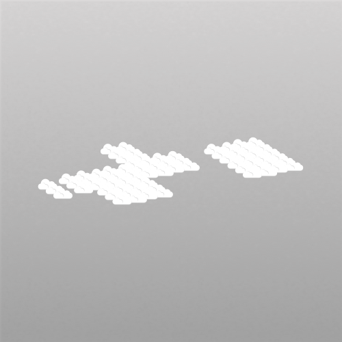 Illustration of altocumulus opacus clouds