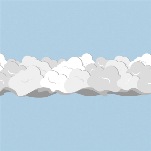 Illustration of stratocumulus asperitas clouds