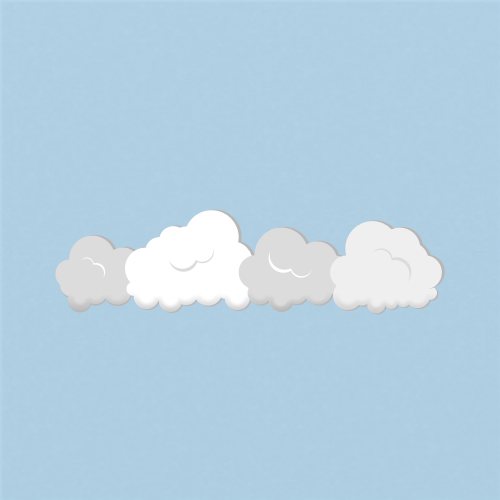 Illustration of stratocumulus mamma clouds