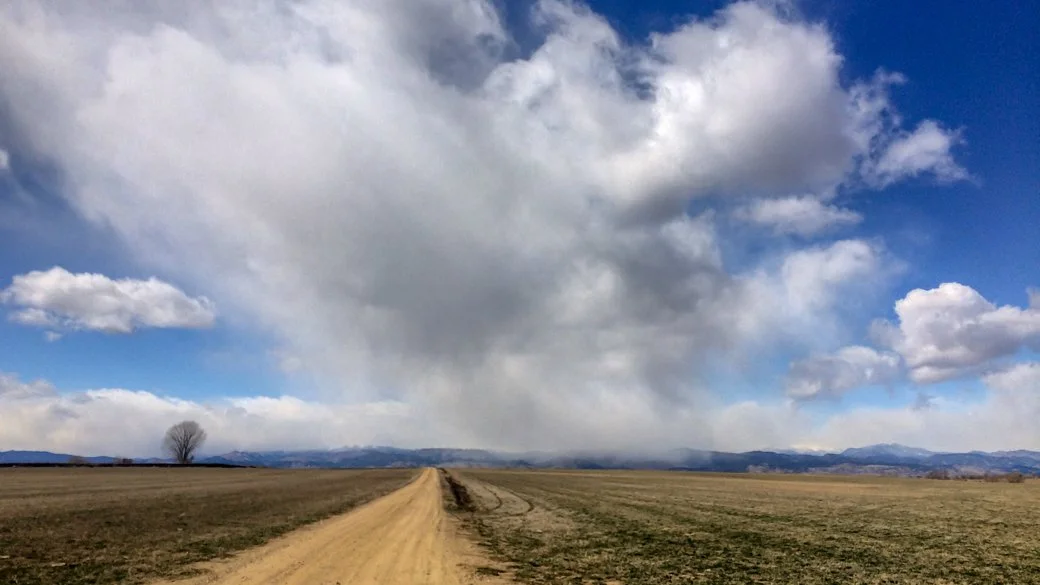 Cumulus virga (Cu vir)