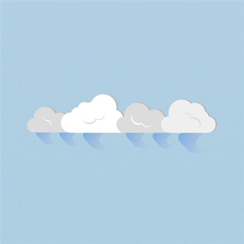 Illustration of stratocumulus virga clouds
