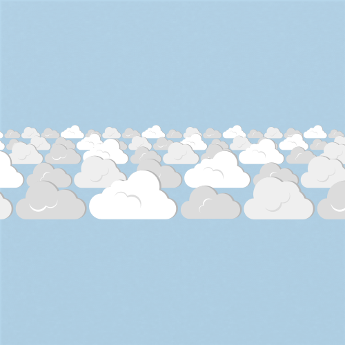 Illustration of stratocumulus perlucidus clouds