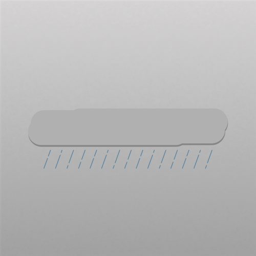 Illustration of stratus praecipitatio clouds