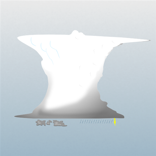 Illustration of pannus clouds